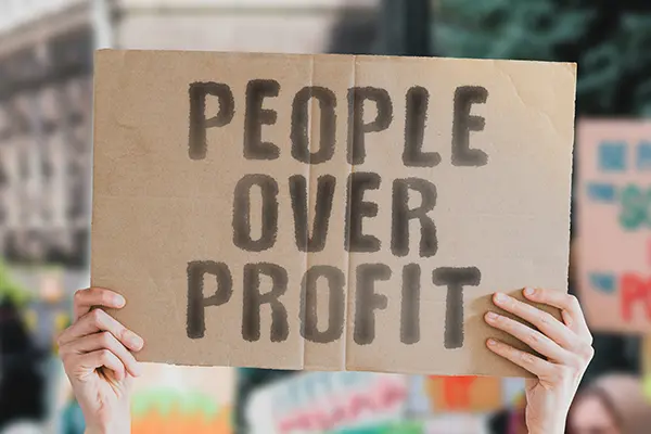 people over profit